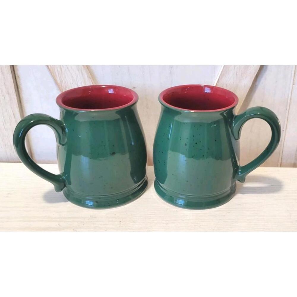 Colours by Alexander Julian Mug Green /  Red Mug Set